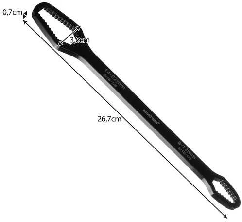 Universalus langelinis raktas 8-22 mm Bigstren 22549