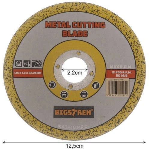 Metalo pjovimo diskas - 50 vnt. bigstren 21639