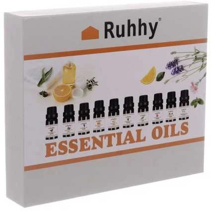 Drėkintuvas Kvapieji aliejai - 10 vnt. rinkinys, 15 ml, Ruhhy 21938