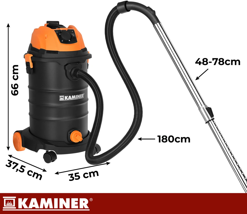 Dulkių siurblys pramoninis 30L Kaminer