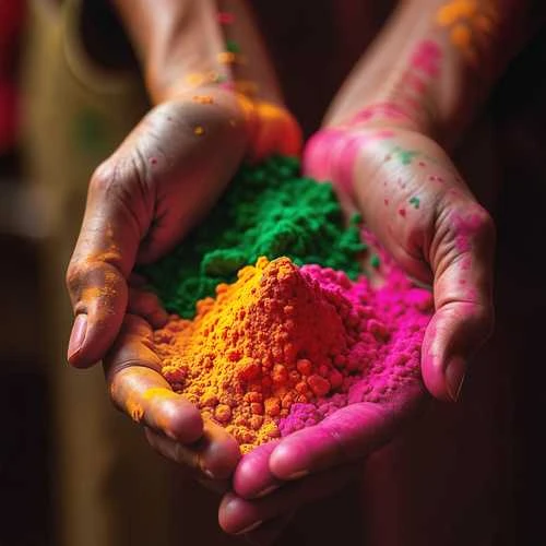 Holi Cow Spalvinga Holi pudra - rinkinys 6x100g