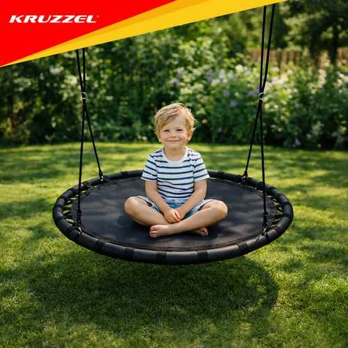 Iso Trade Stork's nest swing 100 cm juodas