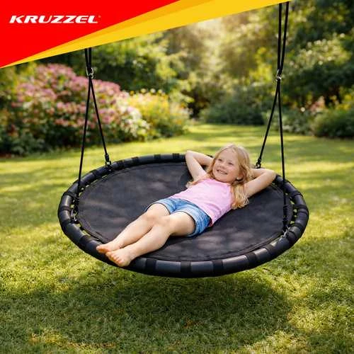 Iso Trade Stork's nest swing 100 cm juodas