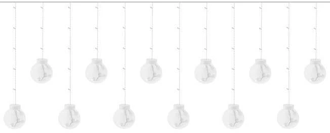 Iso Trade Šviesos užuolaida 108LED - šiltai balta 31V KŚ11346