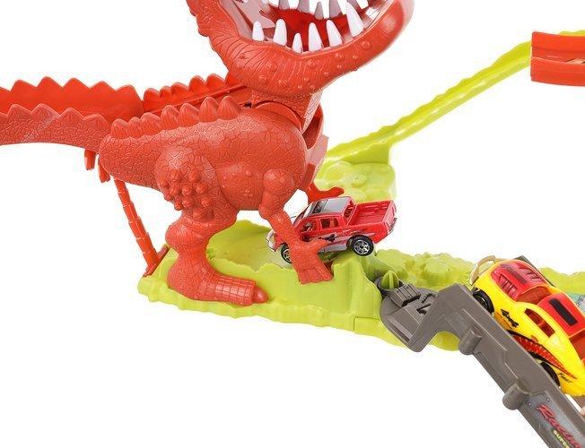 Iso Trade Dinozaurų paleidimo takelis + 2 automobiliai