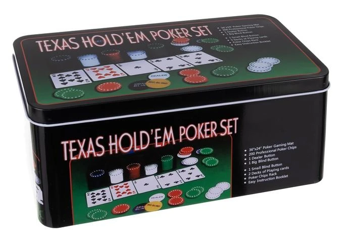 Iso Trade Pokerio rinkinys dėžutėje, 200 žėtonų