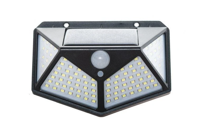 Iso Trade Šviestuvas su saulės baterija ir judėsio davikliu 100 LED SMD