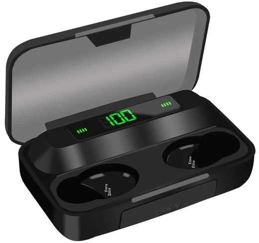 IZOXIS belaidės Bluetooth ausinės su maitinimo bloku