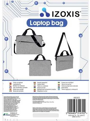 Izoxis Nešiojamas kompiuteris bag 22672
