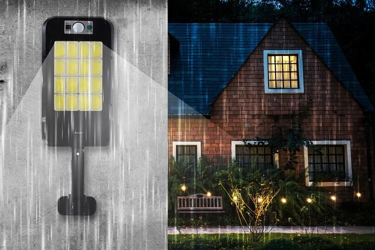 Maxy LED sodo šviestuvas su saulės baterija ir judesio davikliu