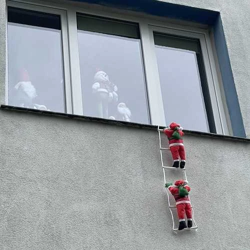 Ruhhy Dekoracija Kalėdų Seneliai ant kopėčių