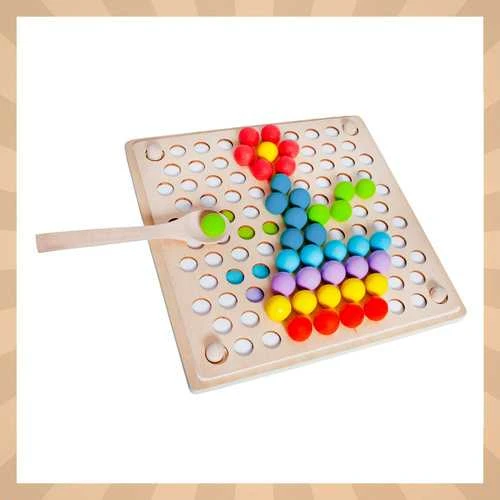 Dėlionė Kruzzel Wooden puzzle beads 22403