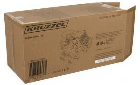 Wooden car sorter Kruzzel 22652