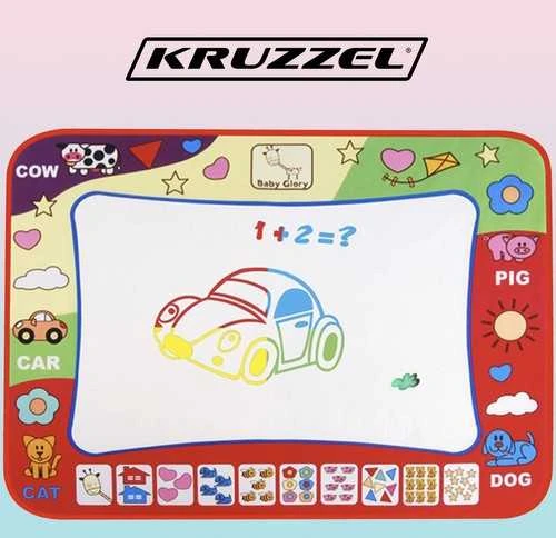 Kruzzel Magiškas spalvinimo Kilimėlis su 2 rašikliais 59x79,5cm