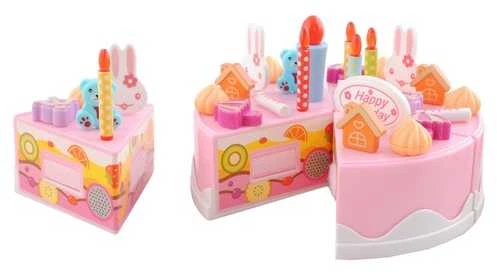 Kruzzel PIECES Gimtadienio tortas - rinkinys 75 dalys.22382