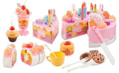 Kruzzel PIECES Gimtadienio tortas - rinkinys 75 dalys.22382