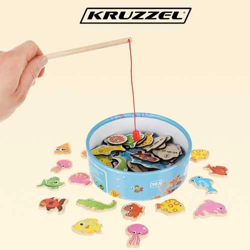 Kruzzel ISO TRADE Žaidimas „Žvejyba“ magnetinis, 22 vnt.