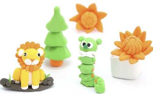 Kruzzel MAGICAL Plastilino SENSO MOLIO POLIMERIO PUTO formelė VAIKAMS 36 vnt.
