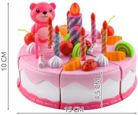 Kruzzel Birthday cake - 80 elements 22437