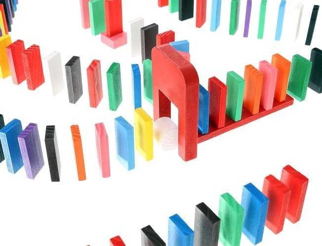 Kruzzel Mediniai domino 1080 vnt