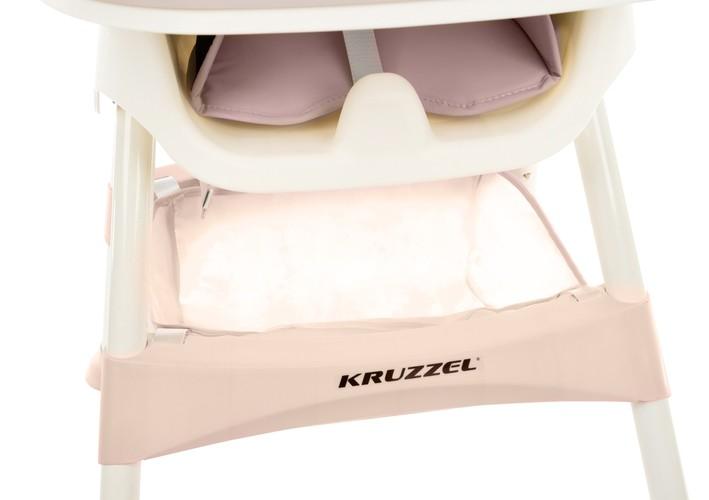 KRUZZEL maitinimo kėdutė - rožinė