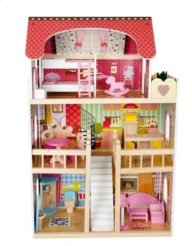 Kruzzel Wooden dollhouse - villa D11252