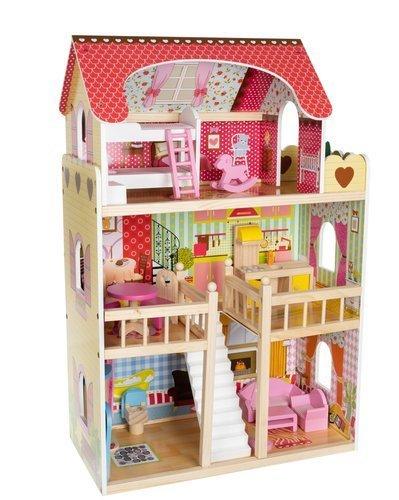 Kruzzel Wooden dollhouse - villa D11252