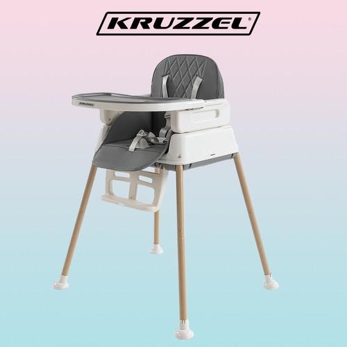 Aukšta kėdutė - pilka Kruzzel 22014