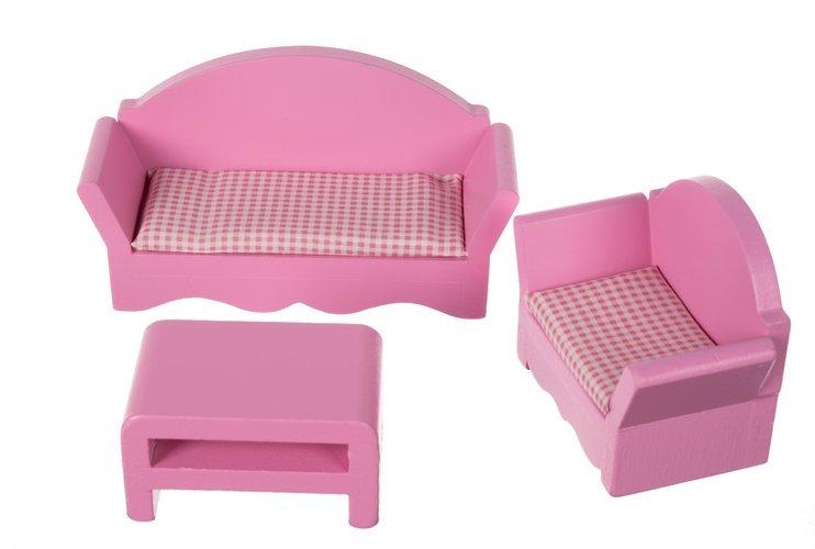 Kruzzel Wooden dollhouse - villa D11252
