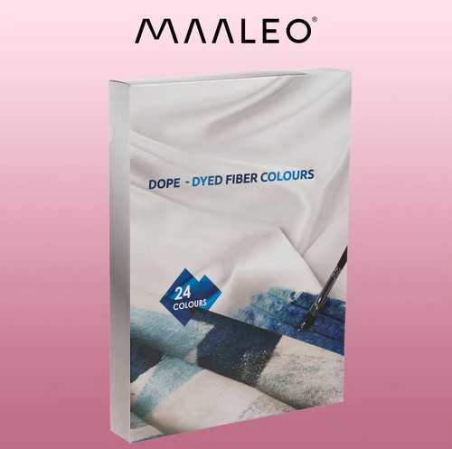 Fabric paints - 24 pcs. 300ml Maaleo 22948