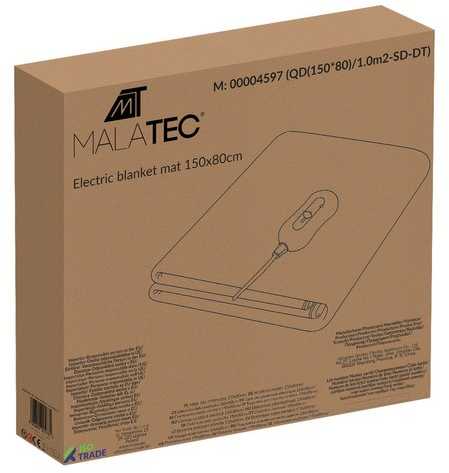 Malatec Elektrinė antklodė 150x80cm.