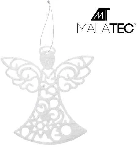 Malatec Christmas baubles/ medžio pendants - angels - 3 pcs.