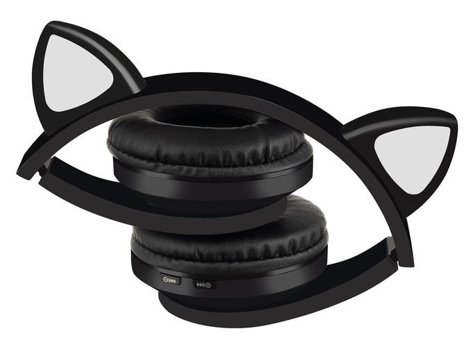 Malatec Belaidės „Bluetooth“ ausinės su LED ausimis