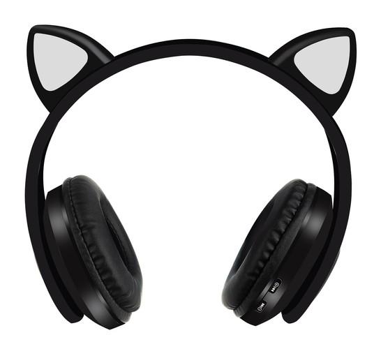 Malatec Belaidės „Bluetooth“ ausinės su LED ausimis