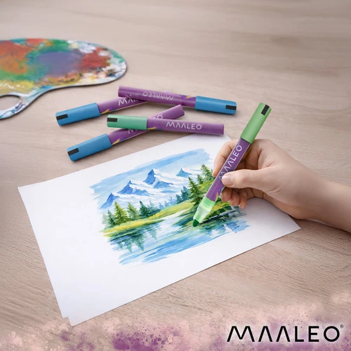 Akriliniai markeriai Maaleo 36 vnt.