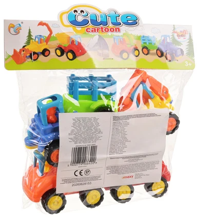 Maxy Traktor/ koparka/ wywrotka su diskų įtaisu- komplektas 4vnt.