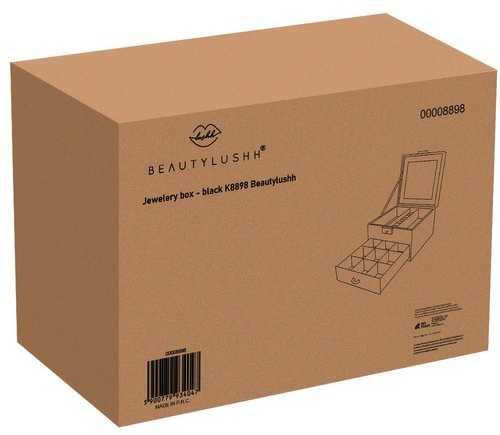 Beautylushh Juoda papuošalų dėžutė