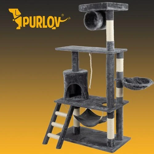 Kačių drąskyklė 141cm pilkas Purlov 21713