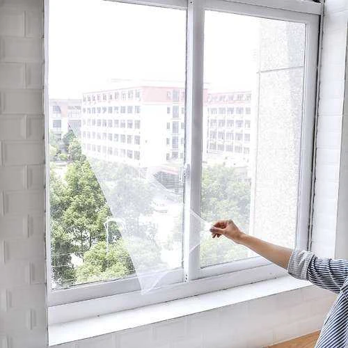 Repest ISO TRADE Užuolaida nuo uodų su Velcro juosta baltos spalvos