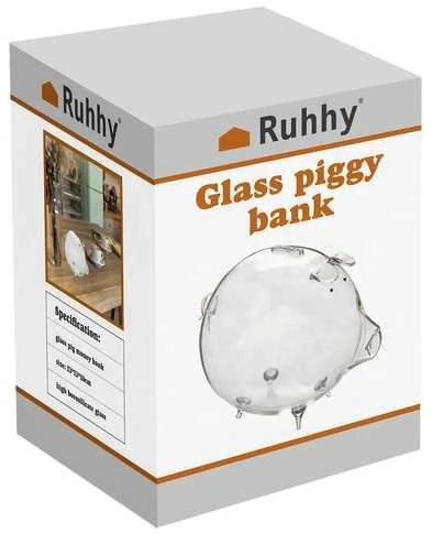 Piggy bank - glass piggy Ruhhy 22588