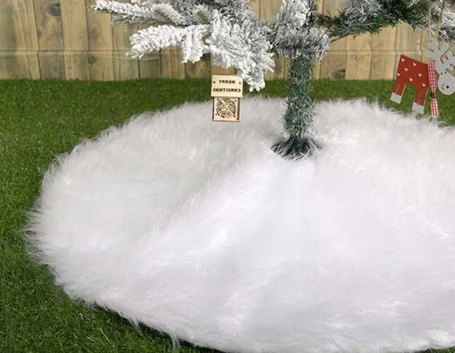 Baltas kilimėlis po eglute 72cm Ruhhy 22225