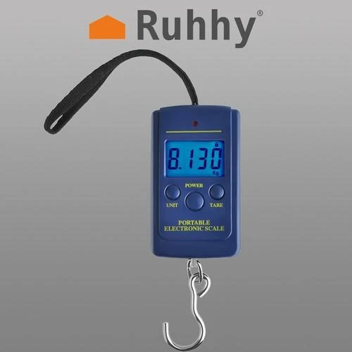 Virtuvinės svarstyklės Ruhhy LED bagažo svarstyklės - 40kg