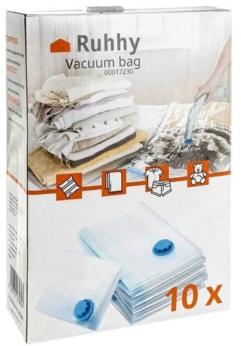 Ruhhy Vakuuminis maišelis - įvairių dydžių - rinkinyje 10 vnt