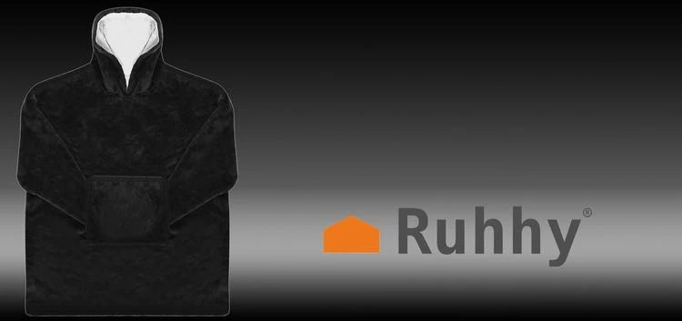 Ruhhy XXL sweatshirt - juodas blanket
