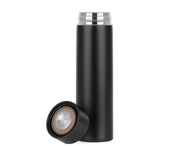 Blackmoon Termosas nerūdijančio plieno išmanusis termo puodelis su LCD ekranu, juodas 500ml