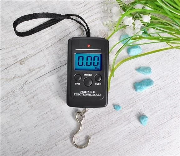 Virtuvinės svarstyklės Ruhhy LED bagažo svarstyklės - 40kg