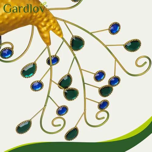 Gardlov 25281 peacock solar lamp