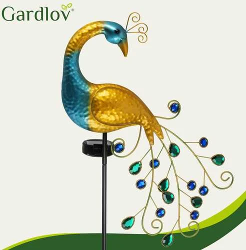Gardlov 25281 peacock solar lamp