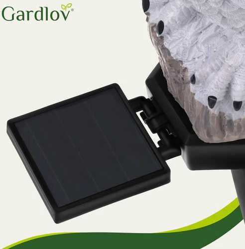 Solar garden lamp - owl Gardlov 23847