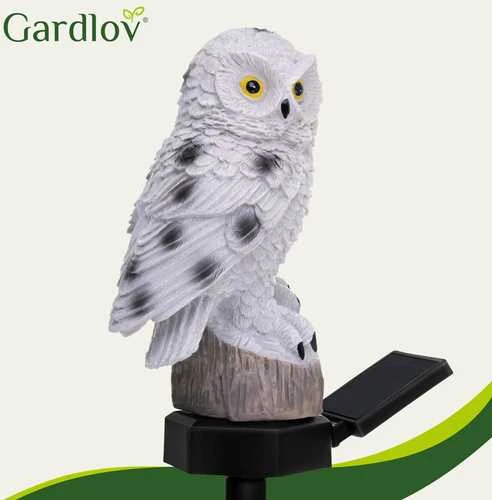 Solar garden lamp - owl Gardlov 23847
